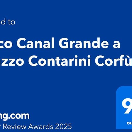 Attico Canal Grande A Palazzo Contarini Corfu Venesia Bagian luar foto