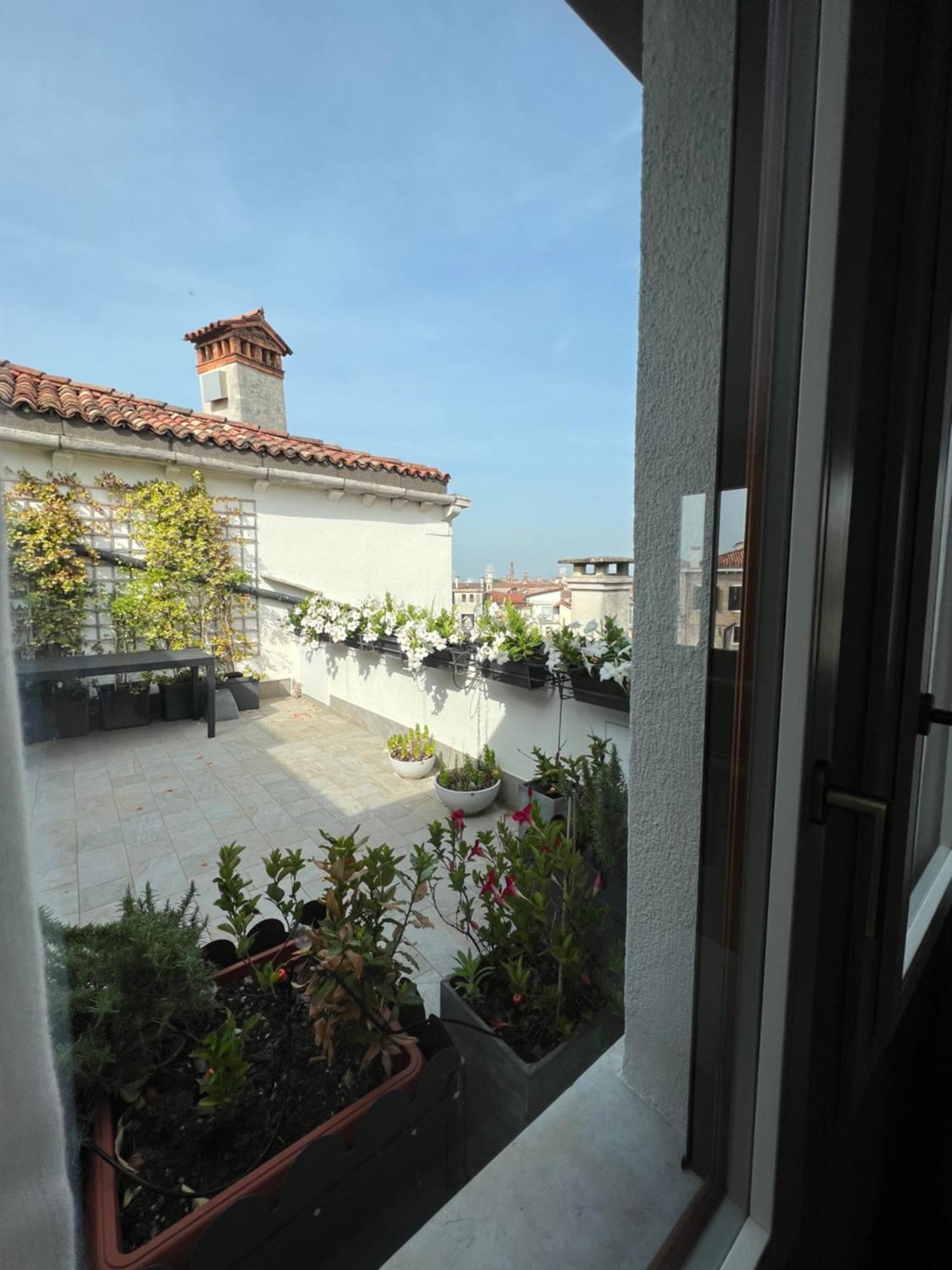 Attico Canal Grande A Palazzo Contarini Corfu Venesia Bagian luar foto