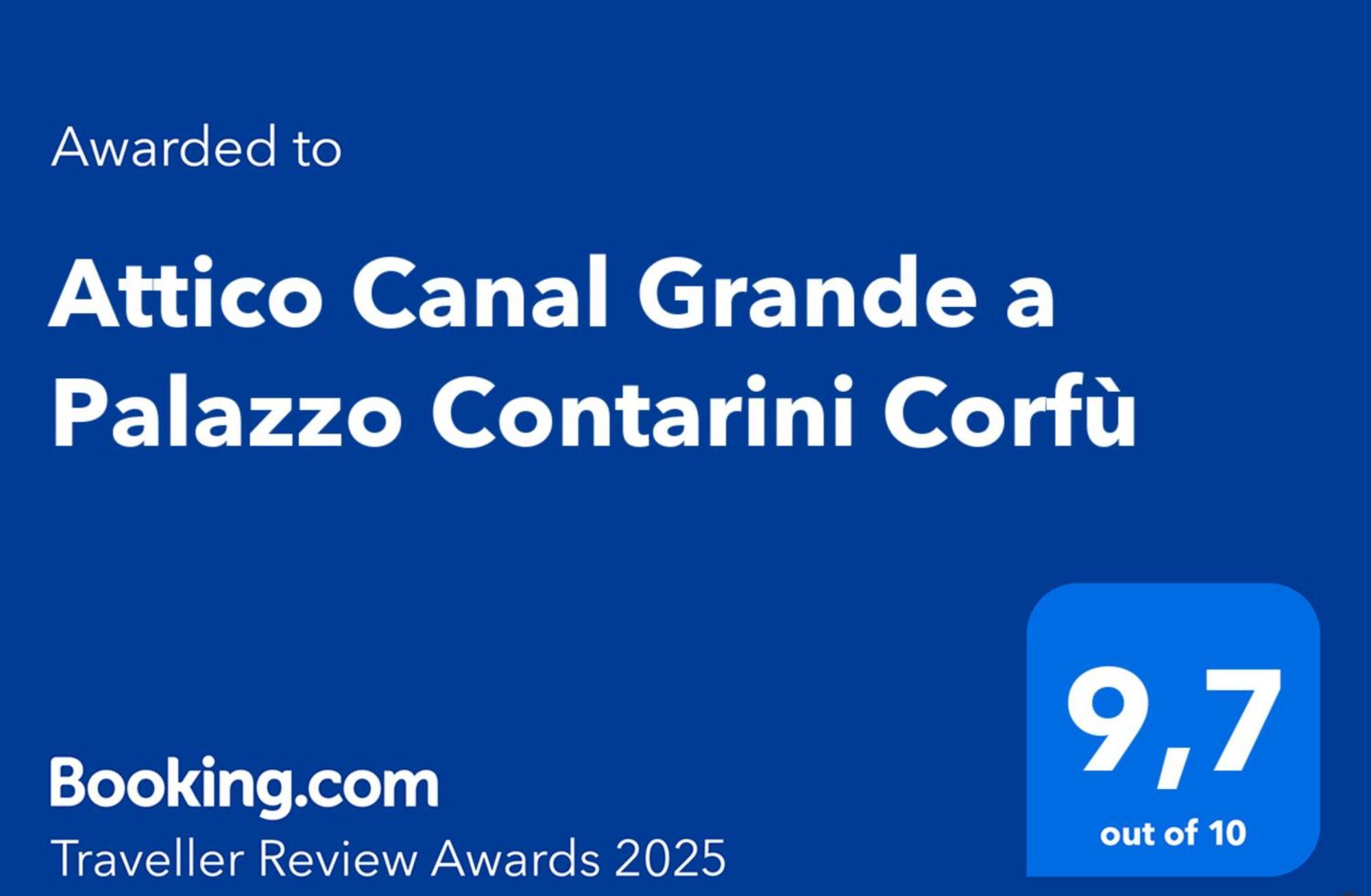 Attico Canal Grande A Palazzo Contarini Corfu Venesia Bagian luar foto